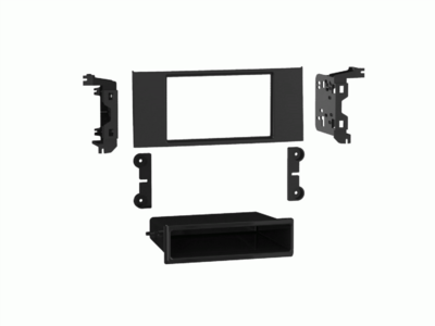ACV 2-DIN radio bezel with compartment Land Rover Range Rover (LM)