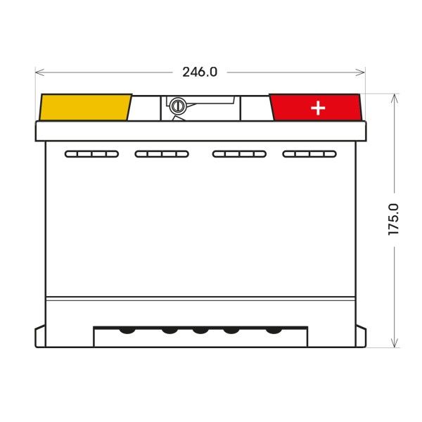 Panther P+65T Black Edition - 65 Ah