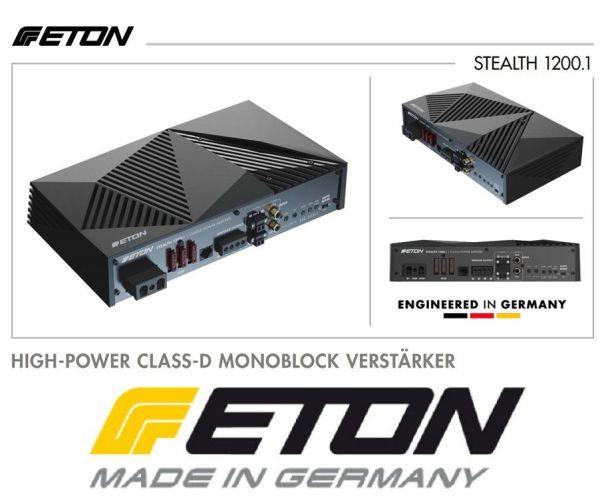 Eton STEALTH 1200.1 - 1-Kanal Verstärker