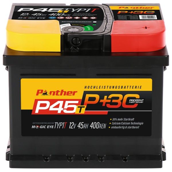 Panther P+45T Black Edition - 45 Ah