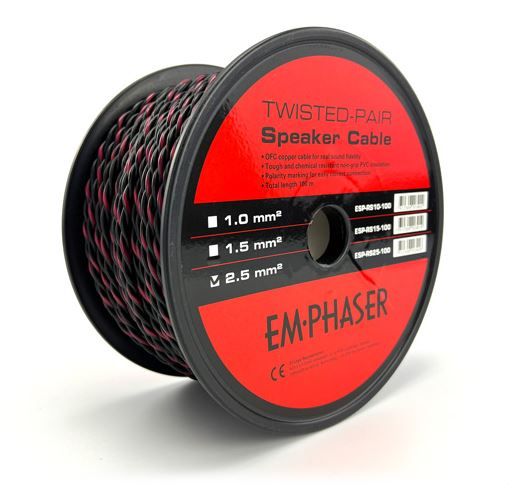 Emphaser ESP-RS25-100 - Lautsprecherkabel 2.5mm² Meterware