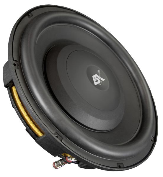ESX QXP124 - 30 cm flacher Subwoofer mit Schutzgitter