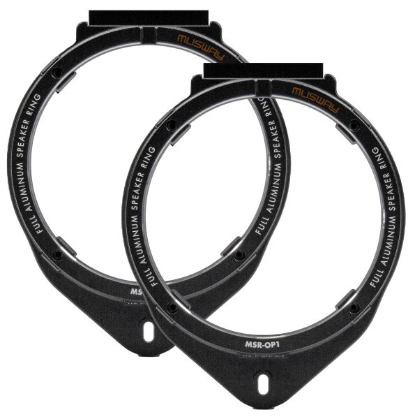 Musway MSR-OP1 - 16,5cm Alu Lautsprecherringe für Opel