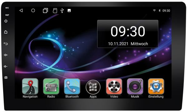 ESX VN1060-MA-4G - Universal 1-DIN i60 Smart Naviceiver mit 25,6 cm (10.1”) Multi Angle Touchscreen