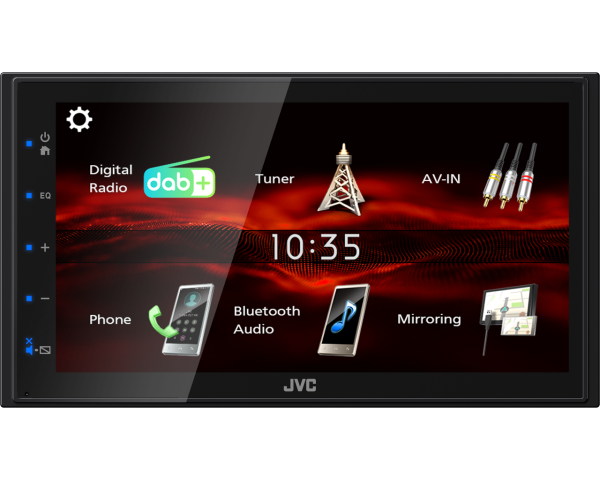 JVC KW-M180DBT - 2-DIN Digital Media Receiver