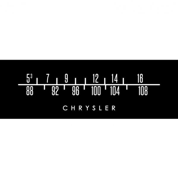 RetroSound SCP40 - printed screen protector Chrysler set of 3