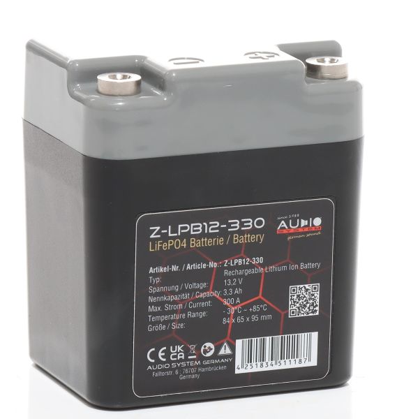 Audio System Z-LPB12-330 - liFePO battery