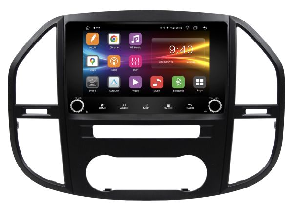 ESX VN945-MVBS-4G - Fahrzeugspezifischer i40 Smart Naviceiver mit 22,8 cm (9") Touchscreen