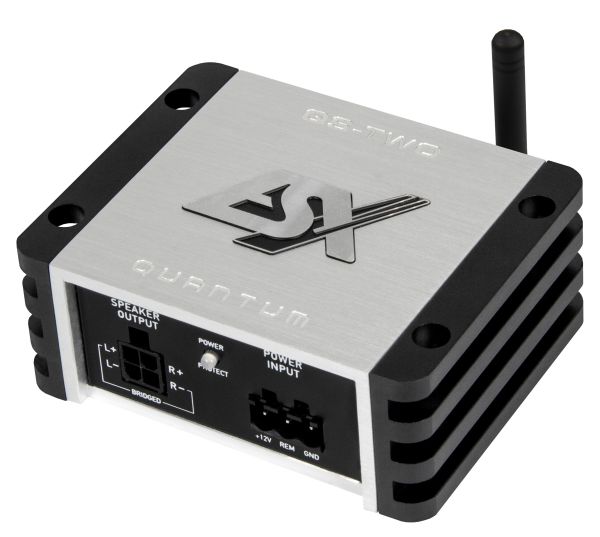 ESX QS-TWO-BT - 2-Kanal Nano Verstärker mit Bluetooth-Empfänger digital