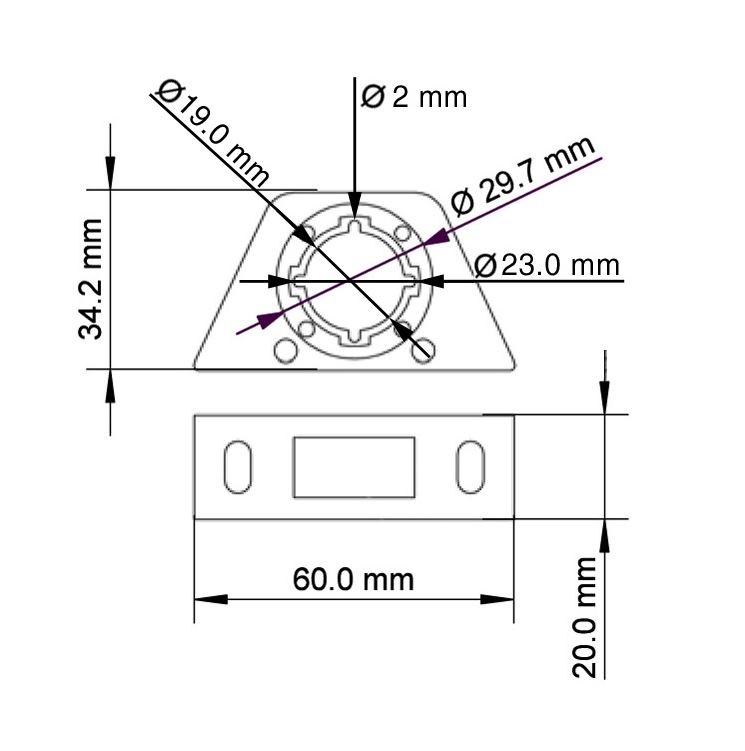 Ampire XUB120 - USB-Einbaubuchse - 120cm Kabel, other