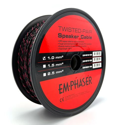 Emphaser ESP-RS10-100 - Lautsprecherkabel 1.0mm² Meterware