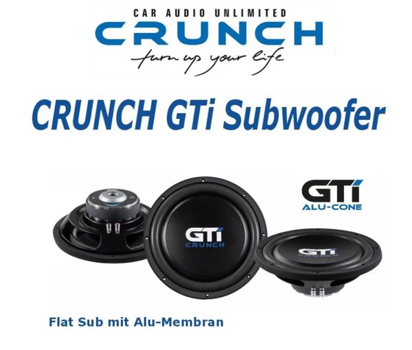 Crunch GTI84 - 20cm subwoofer