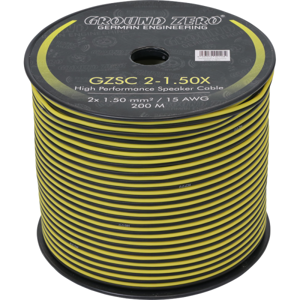 Ground Zero GZSC 2-1.50X - 2x 1.50 mm² speaker cable