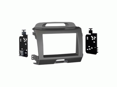 ACV 2-DIN radio panel Kia Sportage(SL) 08/2010-01/2016 grey