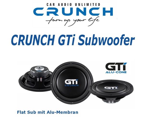 Crunch GTI124 - 30cm Subwoofer