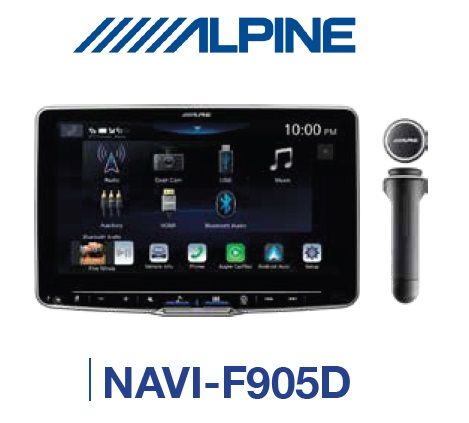 Alpine NAVI-F905D - 1-DIN car radio, 9 inches including motorhome navigation system