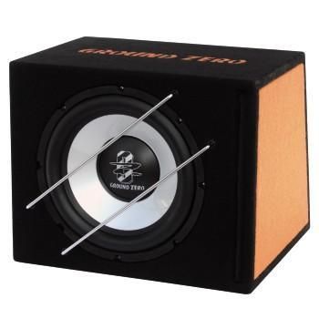 Ground Zero GZIB 200BR - 20cm Frontbass Tunnel Subwoofer Enclosure