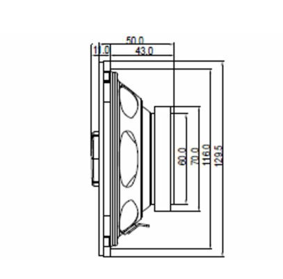 Blaupunkt ICx 542 - 2-Wege Koaxiallautsprecher