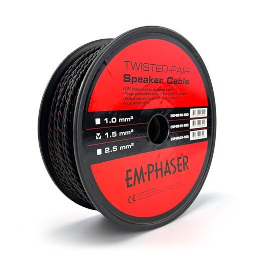 Emphaser ESP-RS15-100 - Lautsprecherkabel 1.5mm² Meterware